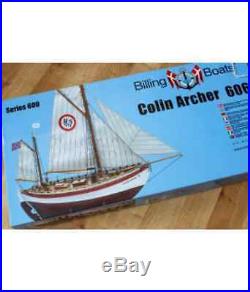 Beautiful, brand new wooden model ship kit by Billing Boats the Colin Archer