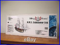 Billings Boats 1/50 HMS Endeavor Sailing Ship Model Kit 514