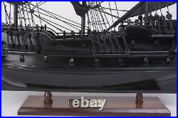 Black Pearl Caribbean Pirate Tall Ship 20 Wood Model Sail Boat Assembled