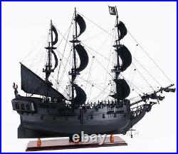 Black Pearl Caribbean Pirate Tall Ship Wooden Model 28 Fully Assembled New