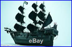 Black Pearl Pirate Ship 26 Tall Ship Handmade Wooden Model