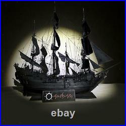 Black Pearl Ship Model Boat Model for Table Decor Collections Teens Gift
