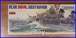 Blue Devil Fletcher Class Destroyer Kit 1975 Motorized Original Factory Sealed