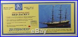 Blue Jacket Model Ship Kit 1853 Clipper Ship RED JACKET K1017