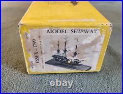 Boat Ship Model Shipways U. S. 32 Gun Frigate Essex -1799 Solid Wooden Hull