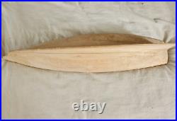 Boucher Scale Model Ships Machine Carved Solid Wood Hull 1851 Yacht America