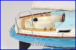 Bristol Yacht Sailboat 29.3 Wood Model Ship Assembled