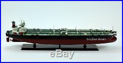 British Crude Oil Tanker 40 Handmade Wooden Ship Model