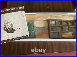 C. MAMOLI 1/93 SCALE USS CONSTITUTION WOOD SHIP MODEL KIT. Component bags unopen