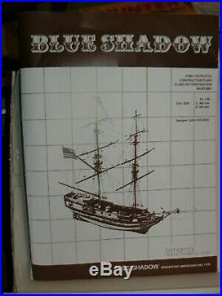 C. Mamoli 164 Scale Blue Shadow Ship Model Kit