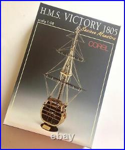COREL SM24 VICTORY CROSS SECTION 198 SCALE Wooden Ship Model Kit