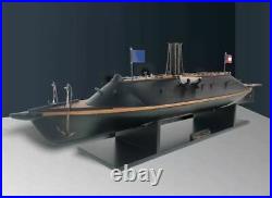 CSS Virginia Civil War Ironclad Confederate Navy Ship Model 33'' Handcrafted