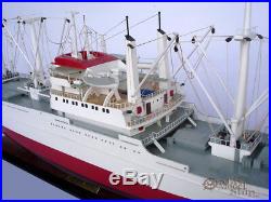 Cap San Diego Cargo Ship with Cranes 42 Handmade Wooden Cargo Ship Model NEW