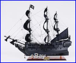 Caribbean Pirate Ship Model Hand Built From Scratch Wooden Tall Ship