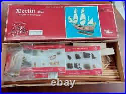 Carta Augusto 1675 Berlin Wood Model Ship Kit Open Box Sold As Is