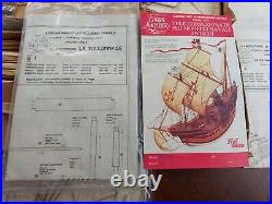 Carta Augusto 1823 La Toulonnaise x2 Wooden Model Ship Kits Used Sold As Is