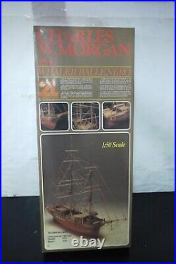 Charles W Morgan 1841 Whaler 150 Wood Model Ship Kit Artesania Latina INCOMPLET