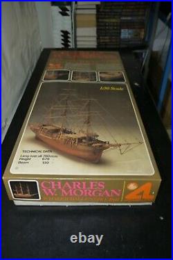 Charles W Morgan 1841 Whaler 150 Wood Model Ship Kit Artesania Latina INCOMPLET