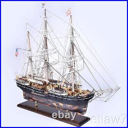 Charles W. Morganwhaling Bark Wooden Model Ship Kitmodel Shipwaysniob! L@@k