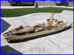 Coast guard ship model handcrafted museum W37 boat to scale model one of a kind