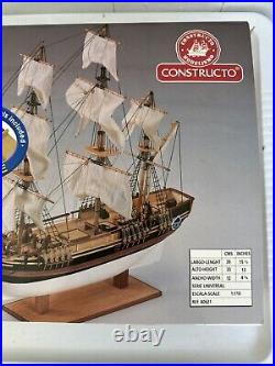 Constructo 1/110 HMS BOUNTY 15 Wood model Sailing Ship Kit With TOOLS 80621 NIOB