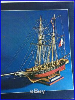 Corel Armed Merchant Schooner Toulonnaise Wood Ship Model Kit #SM12, 175 NEW