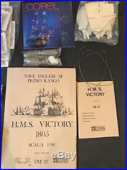 Corel Modellismo 1/98 British H. M. S. Victory Wooden Model Ship Kit PLEASE READ