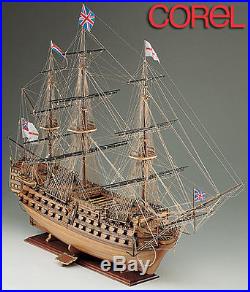 Corel SM23 HMS Victory 198 Scale Wood Kit Starts $0.99 No Reserve Ships Free