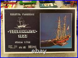 Corel Toulonnaise Wood Ship Model Kit #SM12 175 Rare