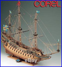 Corel Wasa SM13 Wood Ship Model Kit Unbuilt but Incomplete em ja