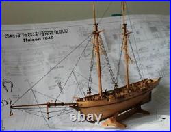 Crown DIY Halcon chipper ship 148 750mm 30 Wooden Model Ship Kit