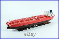 Crude Oil Tanker Handmade Wooden Ship Model 40