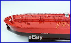 Crude Oil Tanker Handmade Wooden Ship Model 40