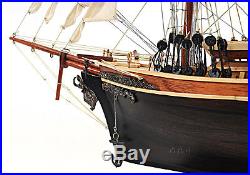 Cutty Sark China Clipper Tall Ship 22 Wooden Model Sailboat Assembled