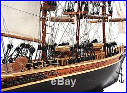 Cutty Sark China Clipper Tall Ship 22 Wooden Model Sailboat Assembled