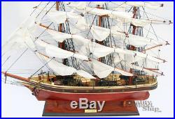 Cutty Sark Clipper Ship Full Assembled 35 Wooden Ship Model