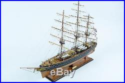 Cutty Sark Clipper Tall Ship Handmade Wooden Ship Model 40 NO SAILS