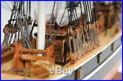 Cutty Sark NO SAILS Wooden Tall Ship Model 34 China Tea Clipper Sailboat