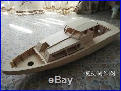 DAMEN STAN PATROL 1605 Waterjet ship Scale 1/16 1010 mm Wooden Model Ship Kit