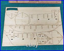 DIY 148 21.8 556mm British William Royal 2019 Wooden Model Ship Kit