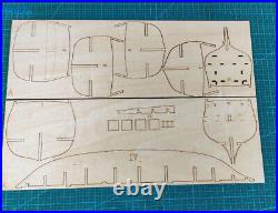 DIY 148 21.8 556mm British William Royal 2019 Wooden Model Ship Kit