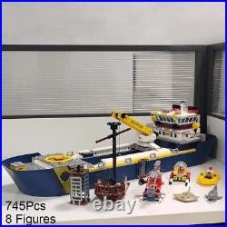 DIY Boat Ocean Exploration Ship Model Kit 60266 pcs 745 Building Bricks Set City