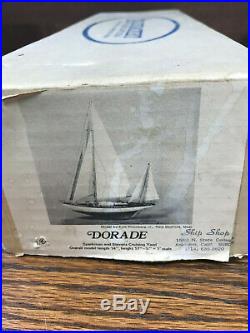 DORADE Crusing Yawl BlueJacket wooden ship model kit 1934 Rare Vintage boat kit