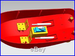 Damen stan tug 1205 Scale 1/35 370 MM Model ship kit for RC model