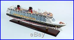 Disney Fantasy Cruise Ship Handmade Wooden Ship Model 40