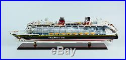 Disney Fantsay Cruise Ship Handmade Wooden Ship Model 40