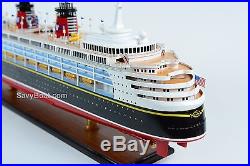Disney Wonder Cruise Ship Handmade Wooden Ship Model 40