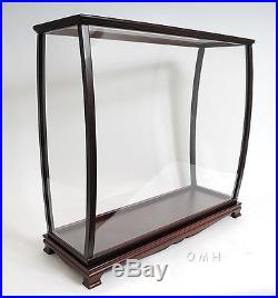 Display Case Large Wooden & Plexiglass 40 Cabinet Tall Ship, Yachts, Boat Models