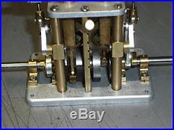 Double Cylinder Reciprocating Steam Engine Marine Graham Model Free Shipping