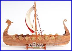 Drakkar Dragon Viking Wooden Ship Model Boat 25 Sailboat New